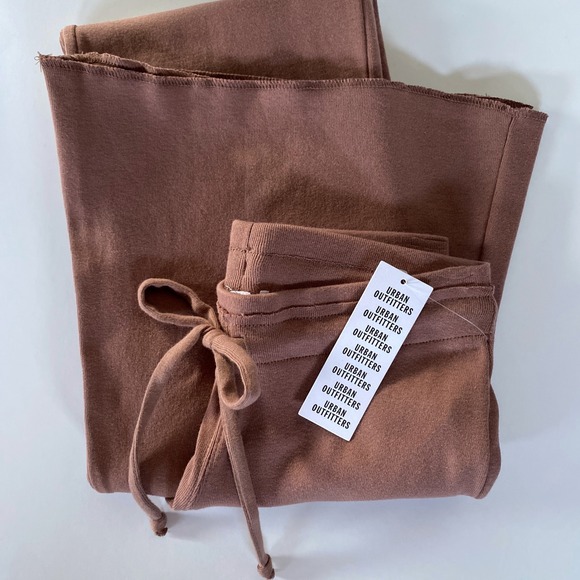 NWT Urban Outfitters Low Rise Flare Wide Leg Lounge Yoga Active Pants M Fitted - Picture 13 of 13